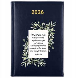 FunnyCase Könyvnaptár 2026 A Legnagyszerűbb Osztályfőnök *név* Sötétkék (Granat NAJWSPANIALSZEJ WYCHOWAWCZYNI *IMIĘ*)