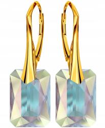 Mennica Świdnicka Arany Függő Fülbevaló Kristályok Ezüst Aranyozott Angol Ajándék