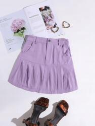 Shein IC85209 Shein Farmer Mini Fodros Szoknya (30) XL