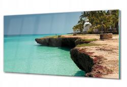 ArtprintCave Üvegfestmény grafika Tengerpart sziklák óceán 100x50 (010010010010100038338)