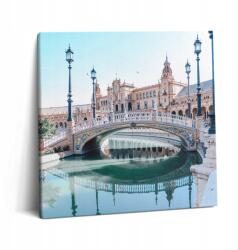 Wallfluent Canvas Fotó Vászon Nappali Gyors Összeszerelés Spanyol tér Sevilla (010030010270000075760)