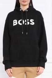 HUGO BOSS Pulóver ECONY1 Regular női kapucnis pulóver fekete kenguru méret M (50490635)