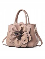 Shein Világosbarna 3D Virág Kézitáska (587223)