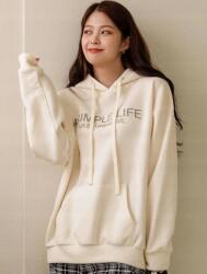 Shein Bézs Női Kapucnis Pulóver 40 L