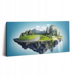 Wallfluent Fotó-Vászonkép Canvas Grafika Vendégszoba Repülő sziget 100x50 (010030010010000075194)