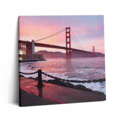 Wallfluent Vászonkép Canvas Vászon Étkező Gyors összeszerelés Kilátás a Golden Gate hídra (010030010270000276839)