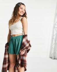  Női Felső Rövid Krémszínű Basic Pamut 38 M 1AAE