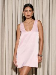 Shein Rózsaszín Szatén Mini Ruha (L) (587313)