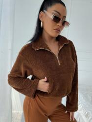 Shein LC97211 Shein Női Pulóver Maci Cipzáras Zsebekkel Xs