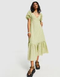 Topshop Zöld MIDI Ruha Kockás (36) (572308)