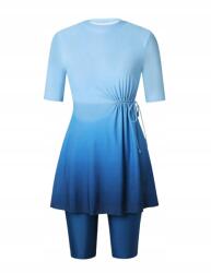 Shein Kétrészes Fürdőruha Kék Ombre 42 XL__XL