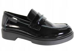 Nessi Félcipő Nessi 24601 MÉRET38 Bőr Fekete Lakk (24601)