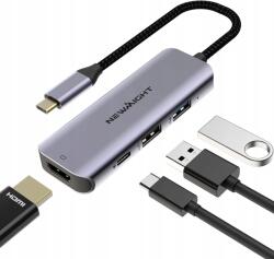 Usb Hub Usb C Newmight Usb-c 4 az 1-ben Usb C Hdmi Usb C Hdmi 2x Usb (X1)