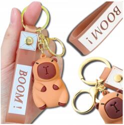 EdiBazzar Kapibara Kulcstartó, Táskadísz, Karabineres Ajándék Medál (Brelok z Kapibarą do kluczy torebki breloczek)