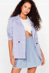 Nasty Gal Blézer Kockás Pamut Kockás 40 L Aaa L