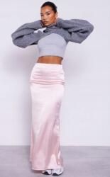 Prettylittlething Rózsaszín Szatén Szoknya (38) (566975)