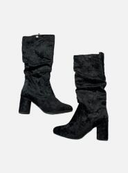 Fracomina Fekete Magasszárú Csizma Cipzár (37) (425542)