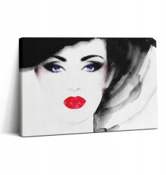 Wallfluent Vászonkép Canvas Vászon Gyors Szerelés Otthon Loft Női Portré 30x20 cm (010030010150000074922)