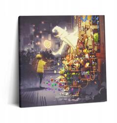 Wallfluent Fotó Vászon Falikép Mese Varázslatos Illusztráció 60x60 cm (010030010270000014787)