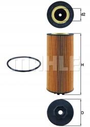 Mahle Olajszűrő OX987D/MAH