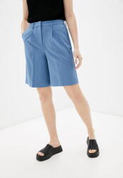 ICHI Kék Magas Derékú Rövidnadrág, Size 36 (450235)