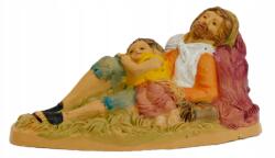 Włoska Betlehem figura 'Alvó pásztor babával' 10cm magas figurákhoz (11144-47)