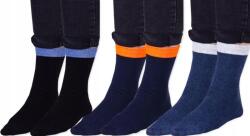 YOCLUB 23-26 Pamut zokni szett 3x zokni Sima Sötét jezzy Yo Club (SKA-0125C-AA00#023026)