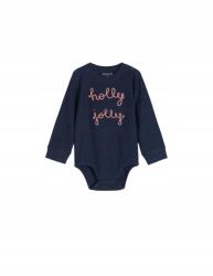 Reserved KC15301 Gyerek Body Karácsonyi Hímzés Hosszú Ujjú 86 (81 86 CM)