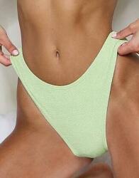 Prettylittlething Zöld Bikinialsó Klasszikus Fazonú Prettylittlething 34