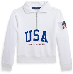 Ralph Lauren Fehér Pulóver Nyomtatott Gallérral (3L) (596929)