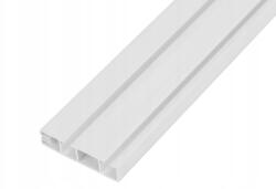 RENA. PL Mennyezeti Sín Kétvágányú Pvc Fehér 130 CM Mennyezeti Függönykarnis Rena (REN-SZY-PCV-POD-130)