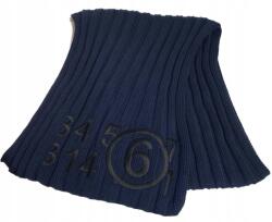  MM6 Maison Margiela Női Sötétkék Sál, 185cm, 100% pamut (S17380)