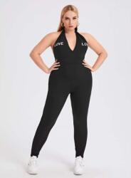 Shein Női Overál Fekete Felirattal 42 XL