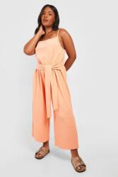 Boohoo IC67205 Boohoo Bordázott Overál Megkötős Vállpántokkal (25) 3XL