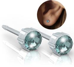 BLOMDAHL Hipoallergén fix fülbevaló Aquamarine 4mm Orvosi Műanyag (15-0103-05 (A))