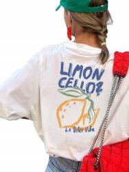 Shein Póló Hátulján Nyomott Casual 42 XL__XL