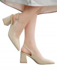 Shein Bézs Magassarkú Cipő Magassarkúval És 39 1EH Pánttal (sx25032888140800522)