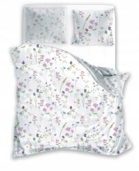 Faro Pamut-szatén ágyneműhuzat garnitúra 200x220 növényi motívummal/ virágokkal (MILAGRO VERDE 013)