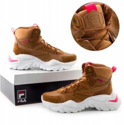 Fila Elecrtove női cipő, bokáig érő tornacipő, barna, méret 36 (FFW0180.70010)