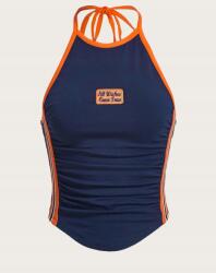 Romwe Kontrasztos Crop Top, Size 36, többszínű, 94% pamut, 4% elasztán