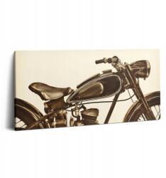 Wallfluent Fotó Művészi Kép Irodába Retro Szépia Motorkerékpár Vintage Stílusban (010030010010000074678)