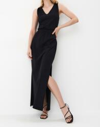 Mohito IC31310 Ruha Maxi Fekete Pamut Gumis Derék V-nyakkivágás Xs