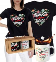 JHK Póló Bögre Ajándék Anyák Napjára S Y4 (ZESTAW KOSZULKA Z KUBKIEM W PUDEŁKU)