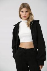 Tru Trussardi Fekete Rövid Cipzáras Pulóver (M) (594768)