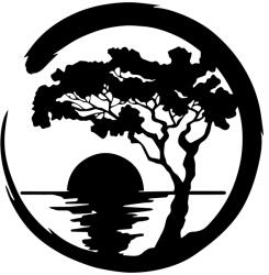 P4U Áttört Falikép Szoba Fali Dekoráció Bonsai Fa 35x35 (OBR000014)