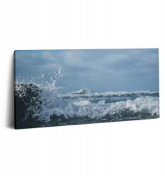 Wallfluent Vászonkép Hálószobába Hobbi Tengeri Hullámok Fotó 100x50 cm (010030010010000075612)
