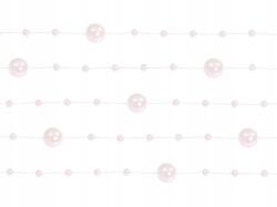 Party Deco Girland gyöngy zsinóron 5 db x 1, 3m Világos rózsaszín Asztal dekoráció (Girlanda)