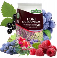 Biovita Savanyú Tőzeg áfonyához és savas kémhatású növényekhez Ph 3, 5-4, 5 50L (5907813160257)