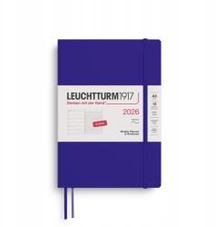 Leuchtturm1917 heti naptár A5, puhafedeles, Ink, 2026 (372681)