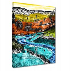 ZeSmakiem Órák 30x40 Tájkép képregény stílusban (H49M_Z1D_30x40cm AZ)